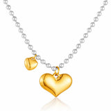 NECKLACE, 18K GOLD PLATED STEEL
