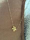 NECKLACE, 18K GOLD PLATED STEEL