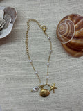 NECKLACE, 18K GOLD PLATED STEEL