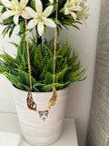 NECKLACE, 18K GOLD PLATED STEEL