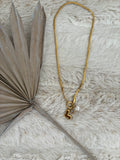 NECKLACE, 18K GOLD PLATED STEEL