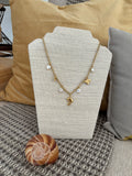 NECKLACE, 18K GOLD PLATED STEEL