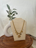 NECKLACE, 18K GOLD PLATED STEEL