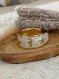 BRACELET, 18K GOLD PLATED STEEL